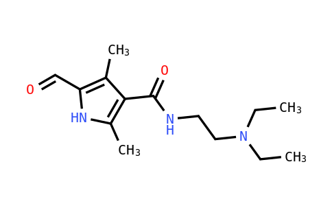 OF26554 | 356068-86-5 | N-(2-(diethylamino)ethyl)-5-formyl-2,4-dimethyl-1H-pyrrole-3-carboxamide