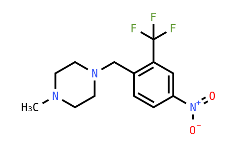 BF12618 | 694499-24-6 | 1-Methyl-4-(4-nitro-2-(trifluoromethyl)benzyl)piperazine