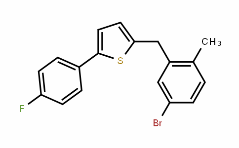 1030825-20-7 | 2-(4-fluorophenyl)-5-[(5-bromo-2-methylphenyl)methyl]thiophene