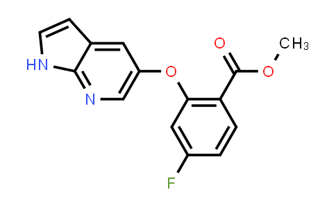 1235865-75-4 | Methyl 2-((1H-pyrrolo[2,3-b]pyridin-5-yl)oxy)-4-fluorobenzoate