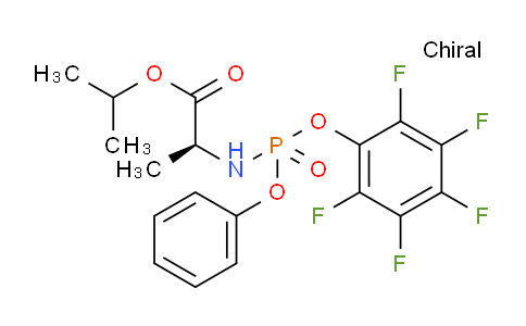 1334513-02-8 | N-[(S)-(2,3,4,5,6-五氟苯氧基）
苯氧基磷酰基]-L-丙氨酸异丙酯