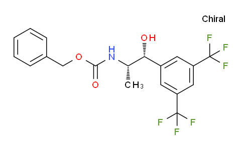 877384-16-2 | ベンジルN-[(1R,2S)-1-[3,5-ビス(トリフルオロメチル)フェニル]-1-ヒドロキシプロパン-2-イル]カルバメート