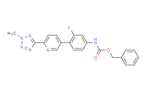 1220910-89-3 | benzyl (3-fluoro-4-(6-(2-methyl-2H-tetrazol-5-yl)pyridin-3-yl) phenyl)carbamate