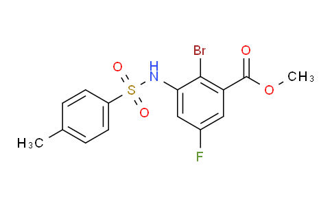 2086689-91-8 | Methyl 2-bromo-5-fluoro-3-((4-methylphenyl)sulfonamido)benzoate