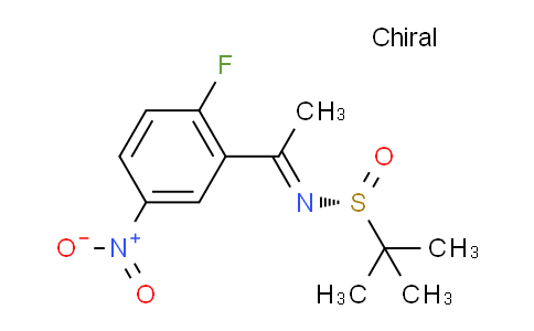 1076160-56-9 | (R)-N-(1-(2-Fluoro-5-nitrophenyl)ethylidene)-2-methylpropane-2-sulfinamide