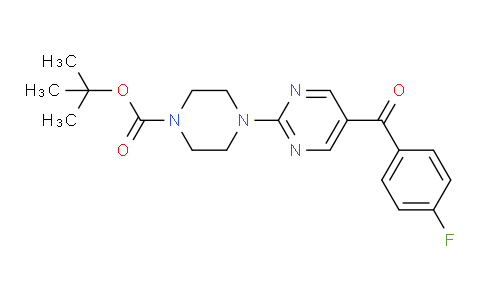 1703794-73-3 | tert-Butyl 4-(5-(4-fluorobenzoyl)pyrimidin-2-yl)piperazine-1-carboxylate