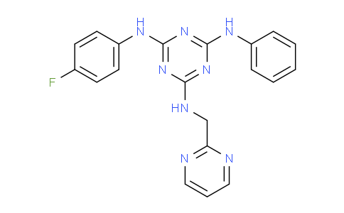 792184-90-8 | N2-(4-Fluorphenyl)-N4-phenyl-N6-(pyrimidin-2-ylmethyl)-1,3,5-triazin-2,4,6-triamin