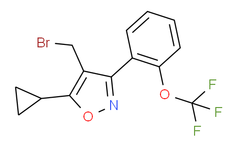 946427-86-7 | 4-(Bromomethyl)-5-cyclopropyl-3-[2-(trifluoromethoxy)phenyl]isoxazole