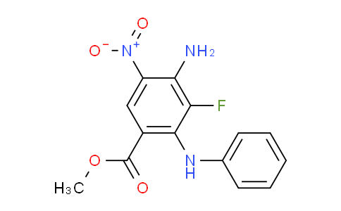 606093-58-7 | Methyl 4-Amino-3-Fluoro-5-Nitro-2-(Phenylamino)Benzoate