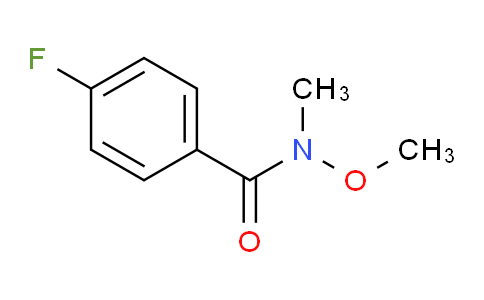 116332-54-8 | 4-Fluoro-N-methoxy-N-methylbenzamide