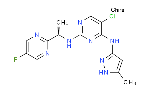 935666-88-9 | (S)-5-Chlor-N2-(1-(5-fluorpyrimidin-2-yl)ethyl)-N4-(5-methyl-1H-pyrazol-3-yl)pyrimidin-2,4-diamin