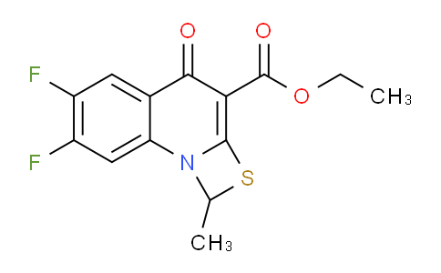 113046-72-3 | Ethyl-6,7-difluor-1-methyl-4-oxo-1,4-dihydro-[1,3]thiazeto[3,2-a]chinolin-3-carboxylat