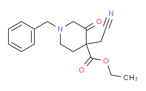 1548292-80-3 | Ethyl-1-benzyl-4-(cyanomethyl)-3-oxopiperidin-4-carboxylat