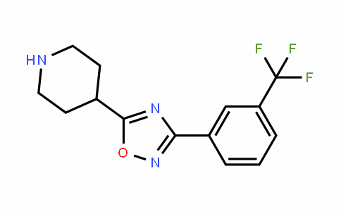 808764-45-6 | 4-{3-[3-(Trifluoromethyl)phenyl]-1,2,4-oxadiazol-5-yl}piperidine
