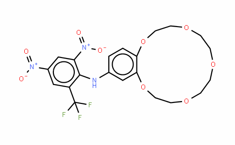 78857-86-0 | 4'-[2",4"-Dinitro-6"-(trifluoromethyl)phenyl]aminobenzo-15-crown-5