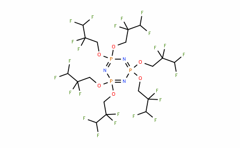 58943-98-9 | Hexakis(2,2,3,3-tetrafluoropropoxy)phosphazene 58943-98-9 | Hexakis(2,2,3,3-tetrafluoropropoxy)phosphazene