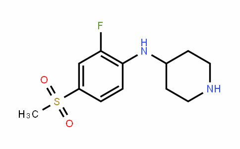 849924-89-6 | 4-{[2-Fluoro-4-(methylsulphonyl)phenyl]amino}piperidine