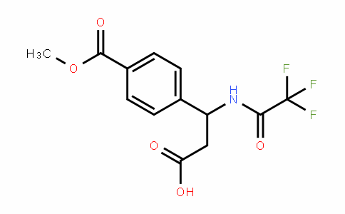 886360-56-1 | 3-[4-(Methoxycarbonyl)phenyl]-3-[(2,2,2-trifluoroacetyl)amino]propanoic acid
