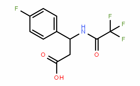 117291-16-4 | 3-(4-Fluorophenyl)-3-[(2,2,2-trifluoroacetyl)amino]propanoic acid