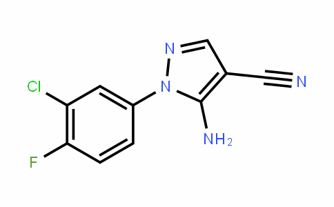 175135-53-2 | 5-Amino-1-(3-chloro-4-fluorophenyl)-4-cyanopyrazole
