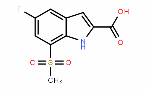 849035-87-6 | 5-Fluoro-7-(methylsulphonyl)-1H-indole-2-carboxylic acid