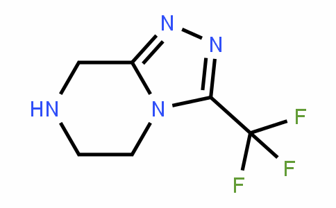 486460-21-3 | 3-(三氟甲基)-5,6,7,8-四氢-[1,2,4]三唑并[4,3-a]吡嗪