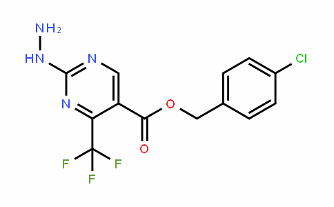 175137-33-4 | 4-Chlorobenzyl 2-hydrazino-4-(trifluoromethyl)pyrimidine-5-carboxylate