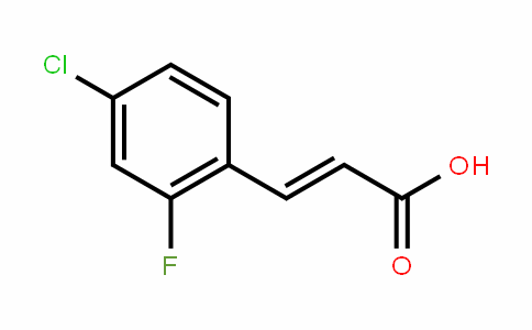 202982-65-8 | 4-Chloro-2-fluorocinnamic acid