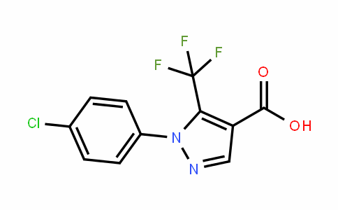 98534-80-6 | 2-(4-Chlorophenyl)-3-(trifluoromethyl)-2H-pyrazole-4-carboxylic acid