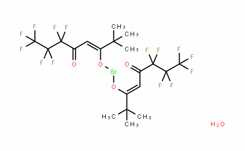 36885-30-0 | Bis(6,6,7,7,8,8,8-heptafluoro-2,2-dimethyl-3,5-octanedionate)strontium hydrate