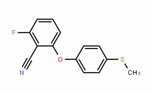 148901-52-4 | 2-Fluoro-6-[4-(methylthio)phenoxy]benzonitrile