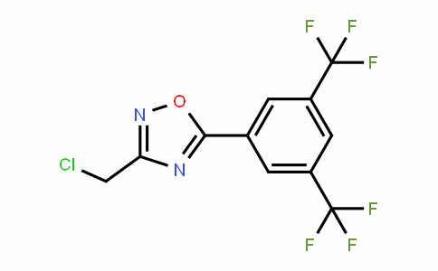 287198-14-5 | 5-[3,5-bis(trifluoromethyl)phenyl]-3-(chloromethyl)-1,2,4-oxadiazole