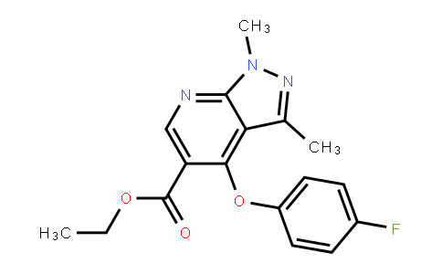 174842-35-4 | Ethyl 1,3-dimethyl-4-(4-fluorophenoxy)-1H-pyrazolo[3,4-b]pyridine-5-carboxylate