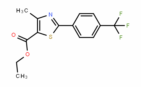 175277-03-9 | 2-[4-(三氟甲基)]苯基-4-甲基-5-噻唑甲酸乙酯