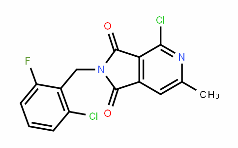 261363-77-3 | 4-chloro-2-(2-chloro-6-fluorobenzyl)-6-methyl-2,3-dihydro-1H-pyrrolo[3,4-c]pyridine-1,3-dione