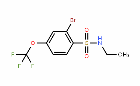 957062-74-7 | 2-Bromo-N-ethyl-4-(trifluoromethoxy)benzenesulphonamide