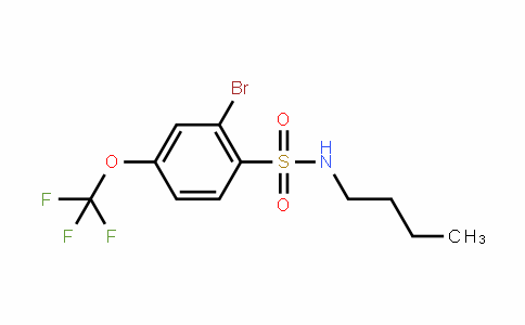 957062-76-9 | 2-Bromo-N-butyl-4-(trifluoromethoxy)benzenesulphonamide