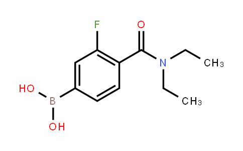874289-14-2 | 4-(二乙基氨甲酰基)-3-氟苯基硼酸