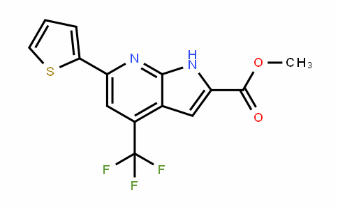1027511-29-0 | Methyl 6-(thien-2-yl)-4-(trifluoromethyl)-7-azaindole-2-carboxylate
