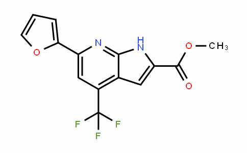 1027511-30-3 | Methyl 6-(fur-2-yl)-4-(trifluoromethyl)-7-azaindole-2-carboxylate