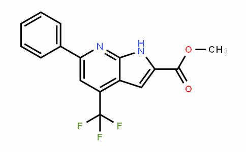 1146081-24-4 | Methyl 6-phenyl-4-(trifluoromethyl)-7-azaindole-2-carboxylate