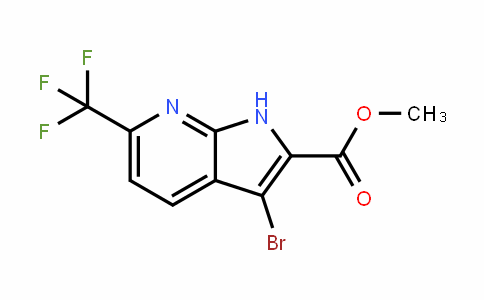 952800-37-2 | 3-溴-6-(三氟甲基)-1H-吡咯并[2,3-B]吡啶-2-羧酸甲酯