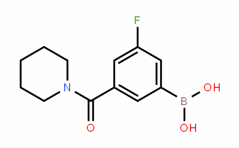 874219-43-9 | 3-氟-5-(哌啶-1-羰基)苯基硼酸