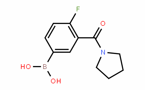 874219-31-5 | 4-氟-3-(吡咯啉-1-羰基)苯基硼酸