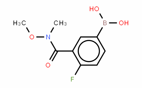 874290-69-4 | 4-Fluoro-3-[(N-methoxy-N-methyl)carbamoyl]benzeneboronic acid