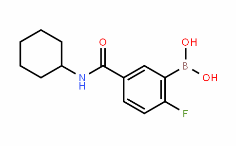 874289-44-8 | 5-(环己基氨甲酰基)-2-氟苯基硼酸