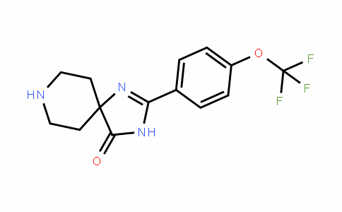 1253924-71-8 | 2-[4-(Trifluoromethoxy)phenyl]-1,3,8-triazaspiro[4.5]dec-1-en-4-one