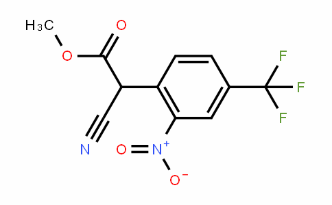 13544-05-3 | Methyl 2-cyano-2-[2-nitro-4-(trifluoromethyl)phenyl]acetate