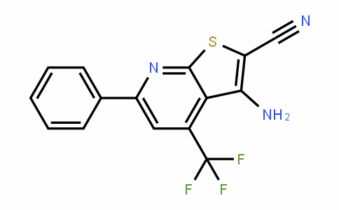 104960-55-6 | 3-Amino-6-phenyl-4-(trifluoromethyl)thieno[2,3-b]pyridine-2-carbonitrile
