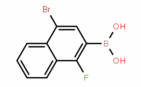 913836-09-6 | 4-Bromo-1-fluoronaphthalene-2-boronic acid